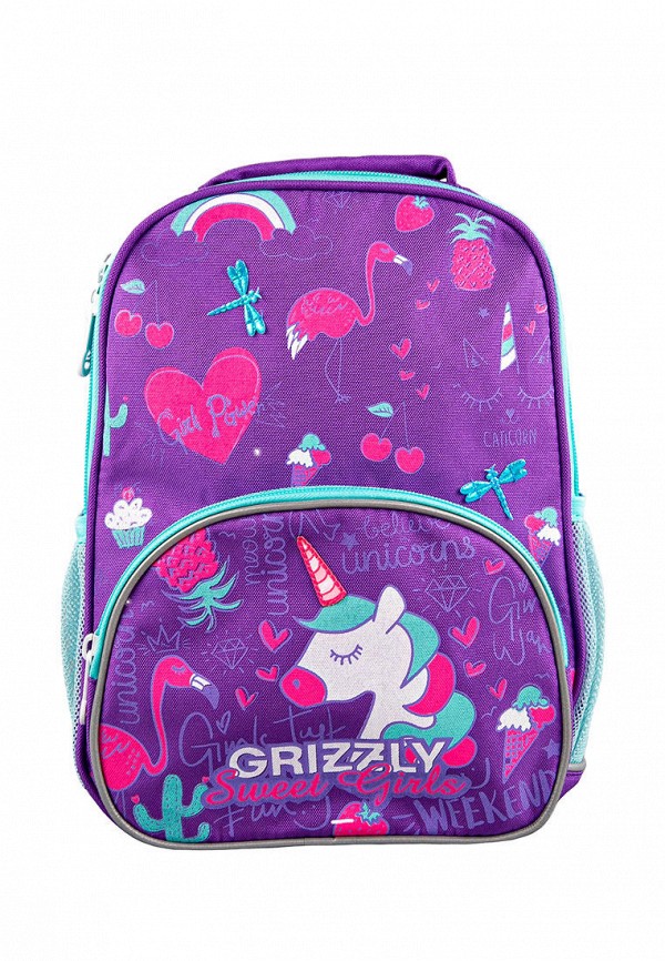 

Рюкзак Grizzly, Фиолетовый, Единорог