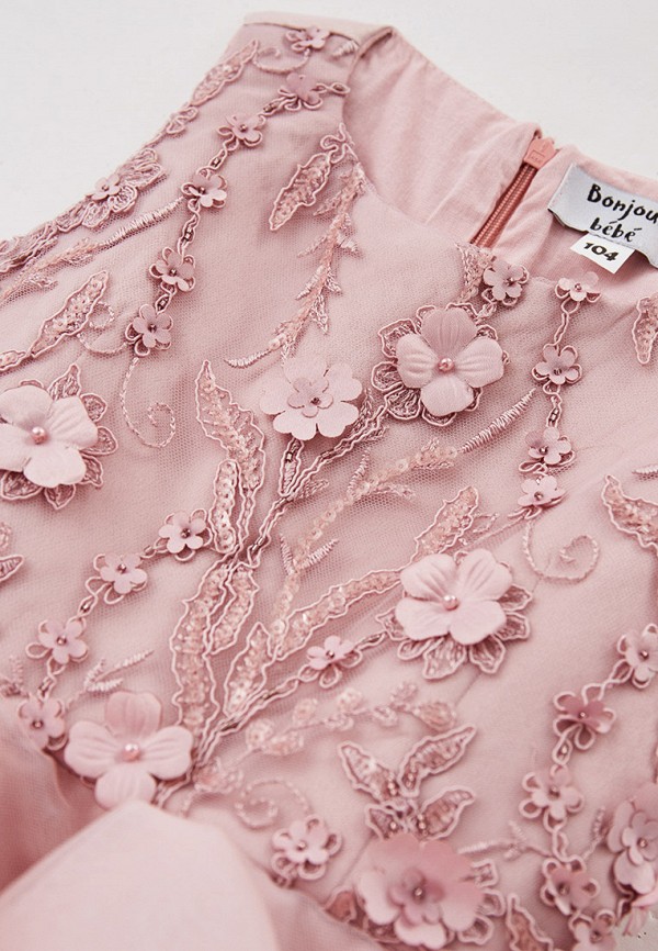 Платья для девочки Bonjour Bebe цвет розовый  Фото 3