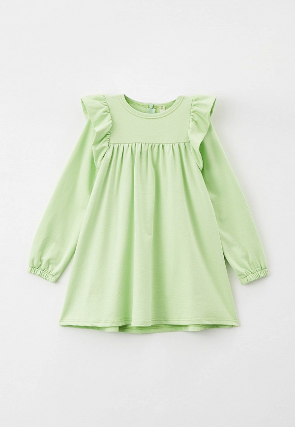 Платья для девочки Looklie цвет зеленый 