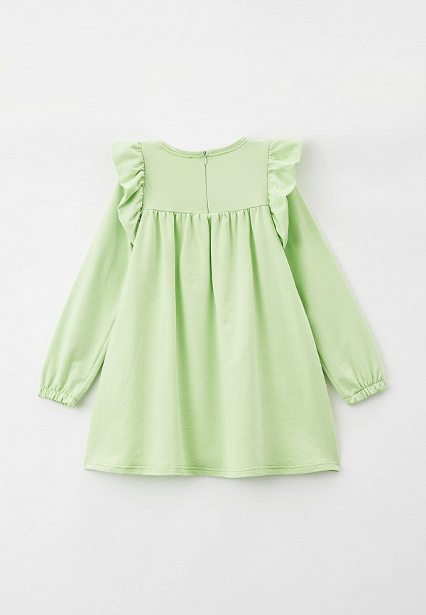 Платья для девочки Looklie цвет зеленый  Фото 2