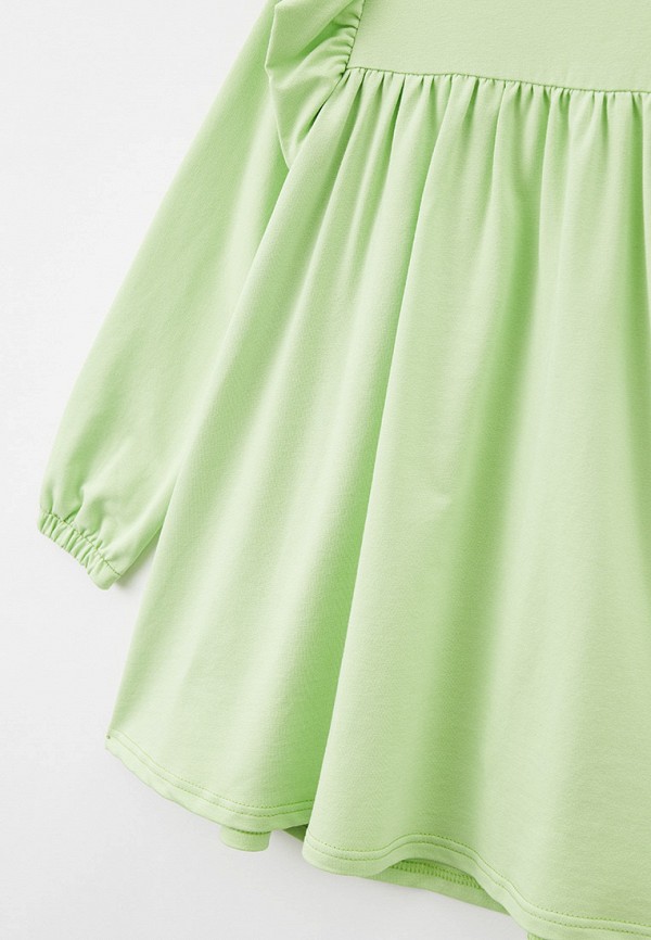 Платья для девочки Looklie цвет зеленый  Фото 3