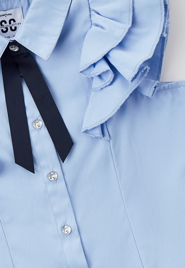 Блуза PlayToday голубой, размер 164, фото 3