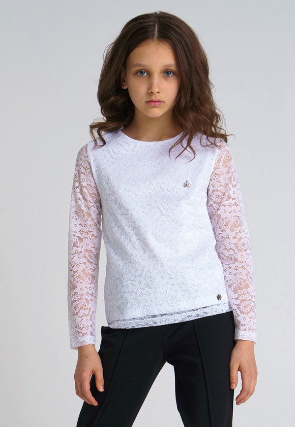 Блуза PlayToday белый, размер 128, фото 4