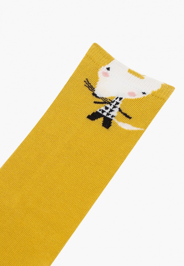 Носки для девочки Соль&Перец цвет желтый  Фото 2