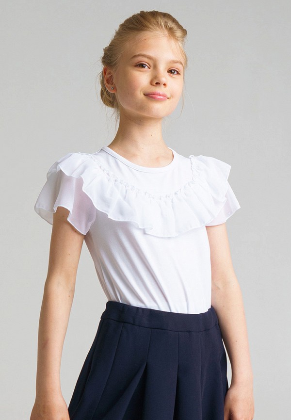 Блуза PlayToday белый, размер 164, фото 4