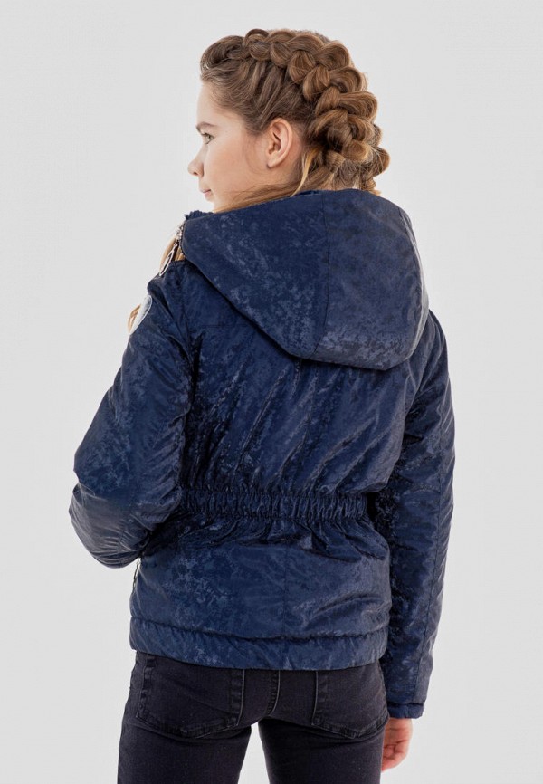 Куртка для девочки утепленная Талви цвет синий  Фото 3