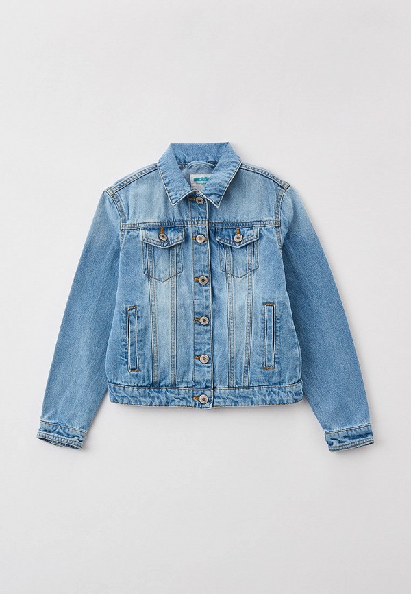 Куртка для девочки джинсовая Acoola цвет голубой 