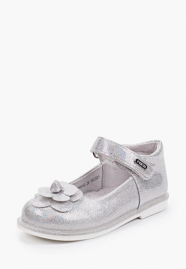 Туфли для девочки Mursu цвет серебряный  Фото 2