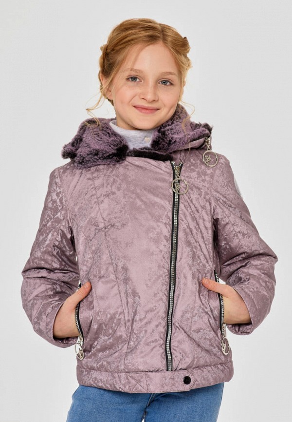 Куртка для девочки утепленная Талви цвет фиолетовый  Фото 2