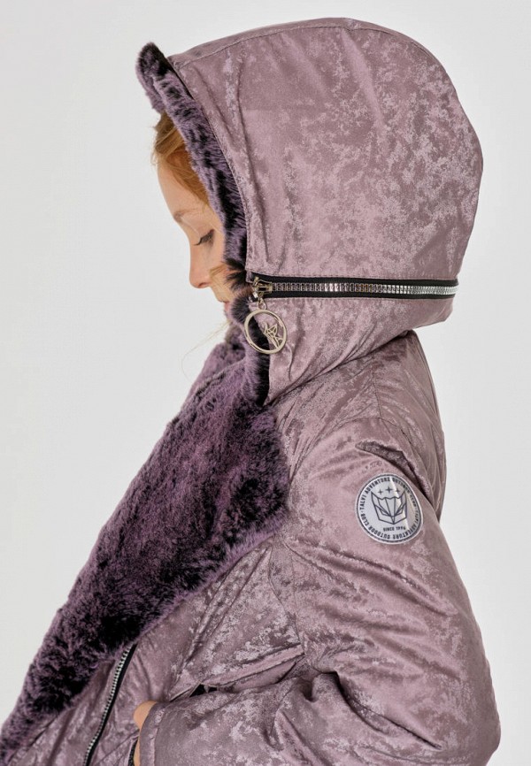 Куртка для девочки утепленная Талви цвет фиолетовый  Фото 7