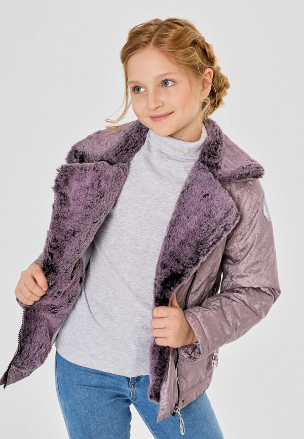 Куртка для девочки утепленная Талви цвет фиолетовый  Фото 4