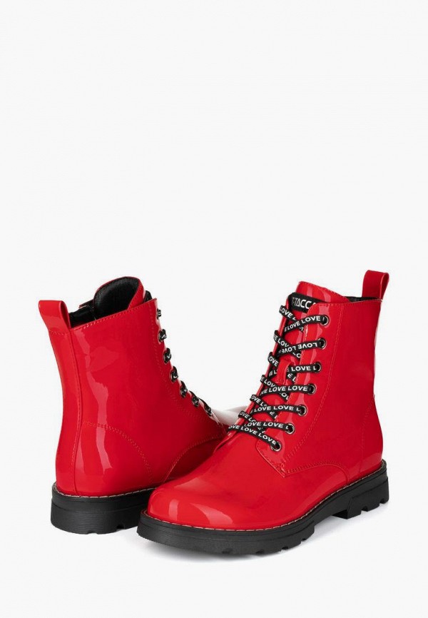 Ботинки для девочки T.Taccardi цвет красный  Фото 8