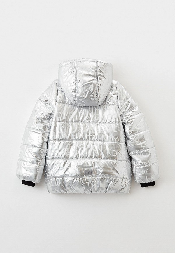 Куртка для девочки утепленная PlayToday цвет серебряный  Фото 2