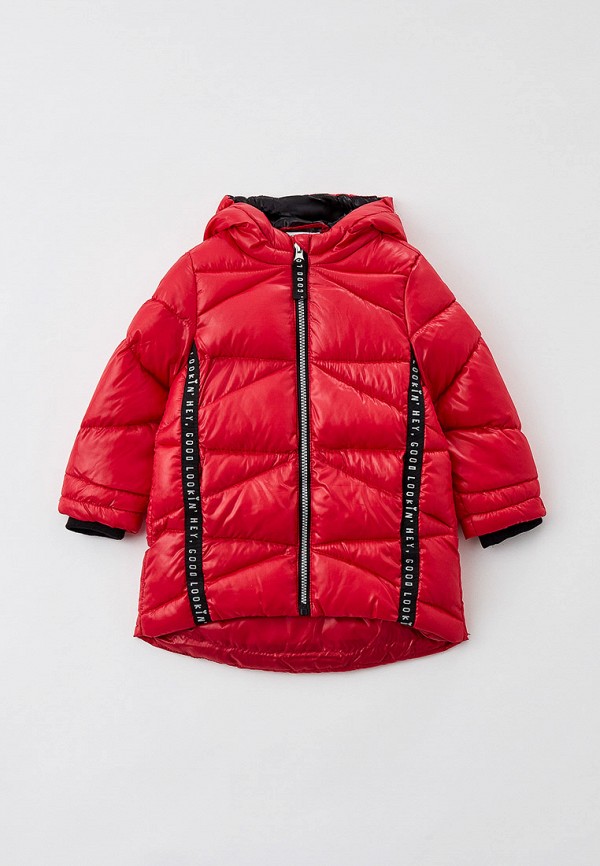 Куртка для девочки утепленная Coccodrillo цвет красный 