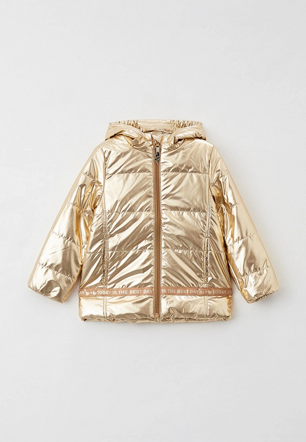 Куртка для девочки утепленная Coccodrillo цвет золотой 