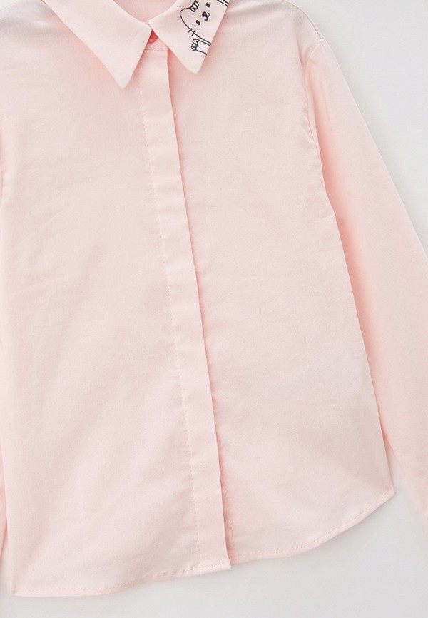 Рубашка для девочки Smena цвет розовый  Фото 3