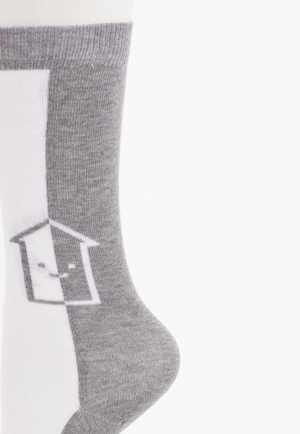 Носки для девочки 2 пары Smena цвет серый  Фото 2