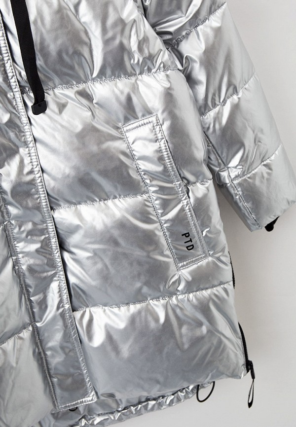 Куртка для девочки утепленная PlayToday цвет серебряный  Фото 3
