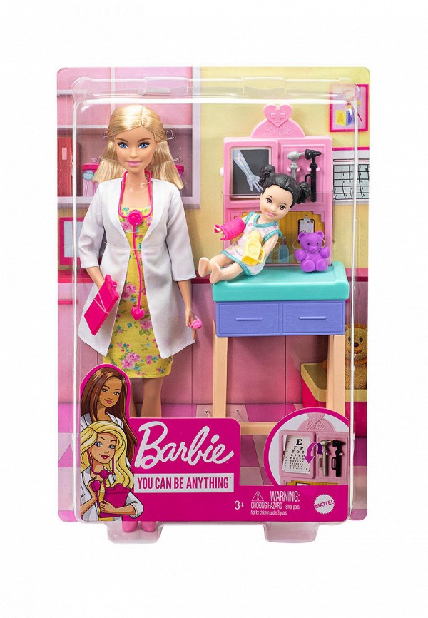 

Набор игровой Barbie, Разноцветный, Кем стать Врач-педиатр