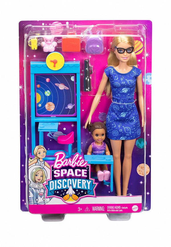 

Набор игровой Barbie, Разноцветный, Кем стать Учитель Астрономии
