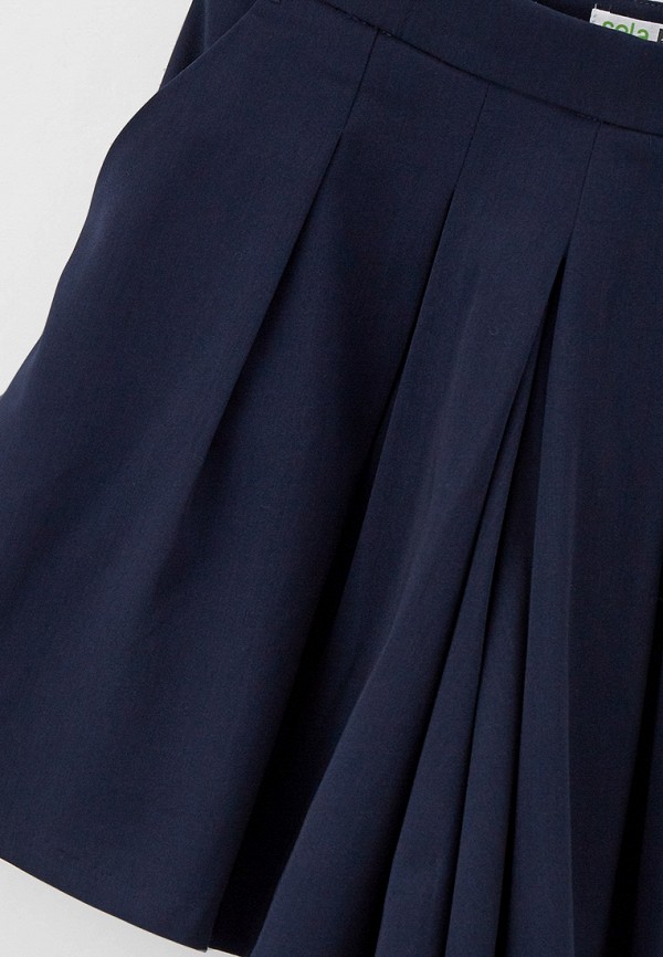 Юбка для девочки-шорты Sela цвет синий  Фото 3