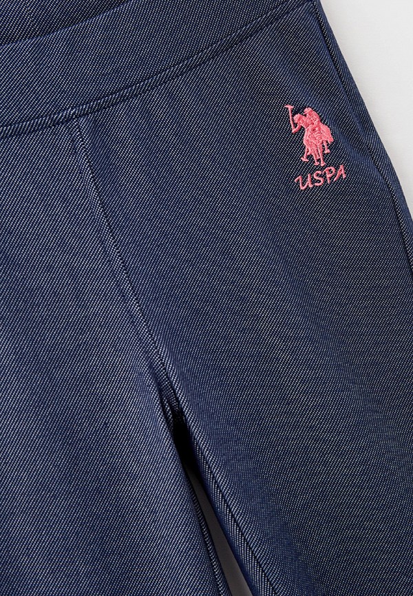 Леггинсы для девочки U.S. Polo Assn. цвет синий  Фото 3