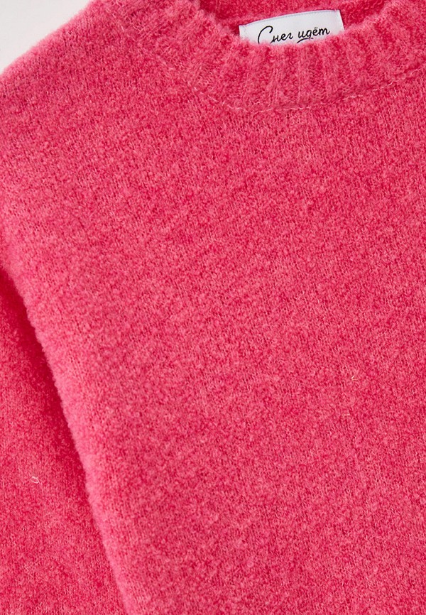 Джемпер для девочки Снег Идёт цвет розовый  Фото 3