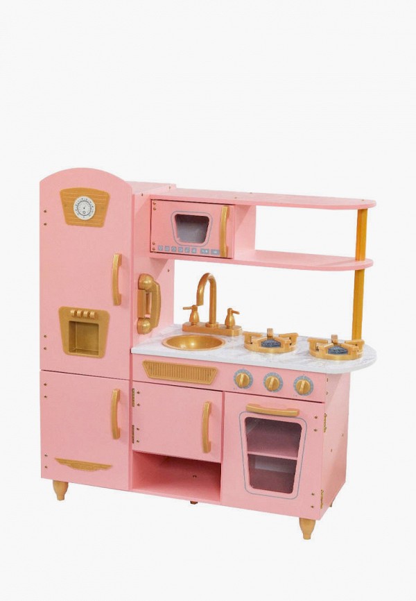 

Набор игровой KidKraft, Розовый, Деревянная кухня Винтаж с телефоном в наборе