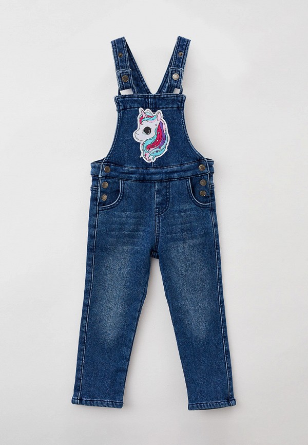 Комбинезон джинсовый PlayToday, цвет синий, размер 98 - фото 1