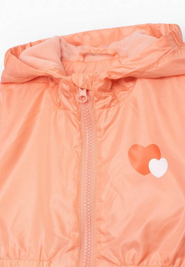 Куртка для девочки 5.10.15 цвет коралловый  Фото 4
