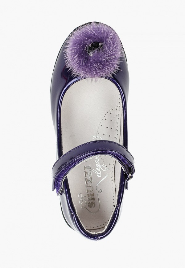Туфли для девочки Shuzzi цвет фиолетовый  Фото 4