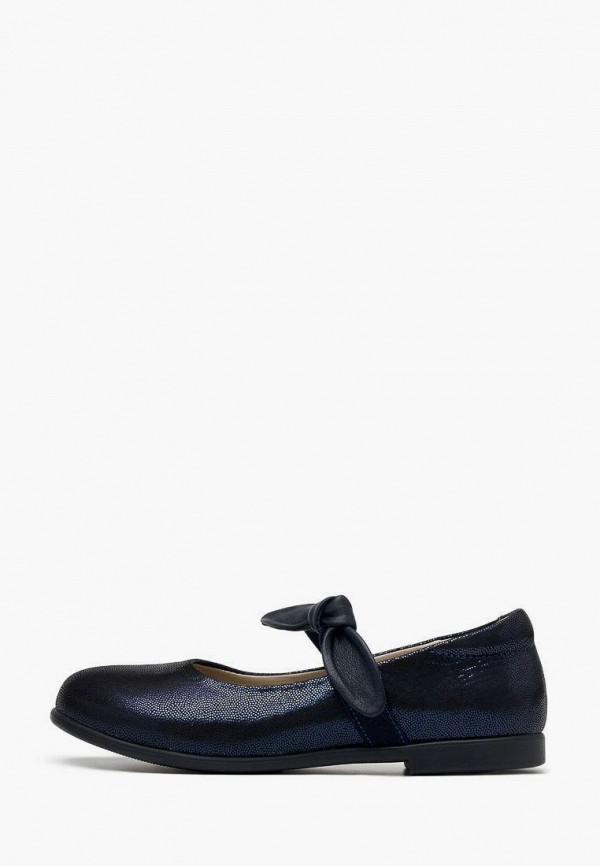Туфли для девочки Alessio Nesca цвет синий  Фото 1