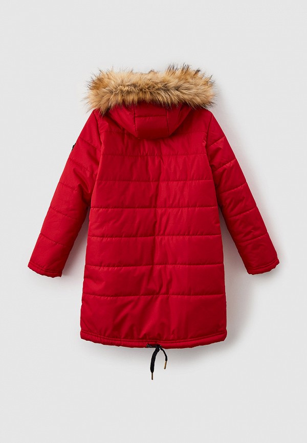 Куртка для девочки утепленная Saima цвет красный  Фото 2