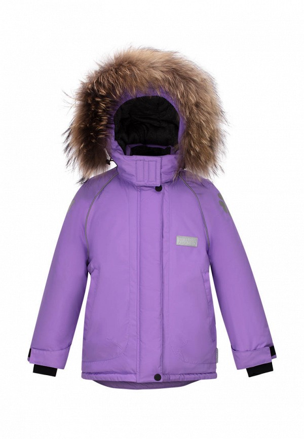 Куртка для девочки утепленная Stylish Amadeo цвет фиолетовый 
