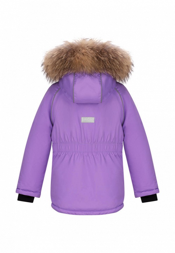 Куртка для девочки утепленная Stylish Amadeo цвет фиолетовый  Фото 2