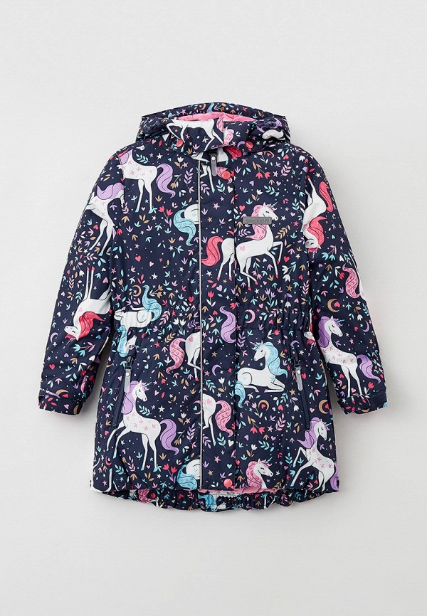 Куртка для девочки утепленная Crockid цвет разноцветный 