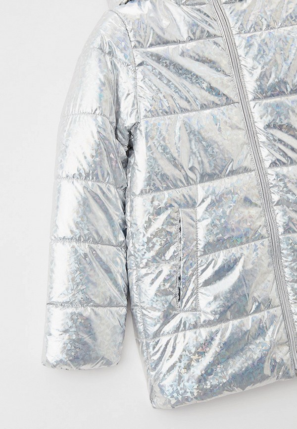 Куртка для девочки утепленная O'stin цвет серебряный  Фото 3