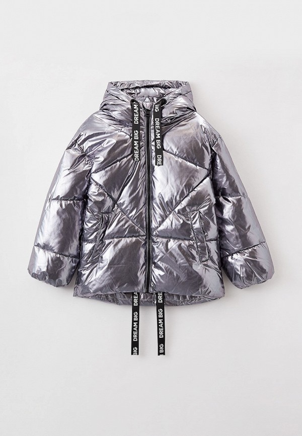 Куртка для девочки утепленная Infunt цвет серебряный 