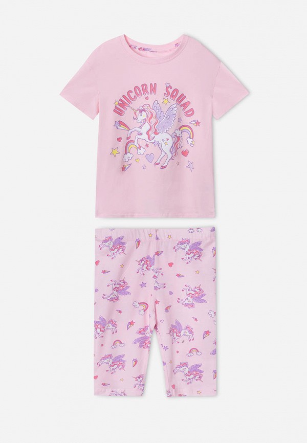 Пижама для девочки Gloria Jeans цвет розовый 