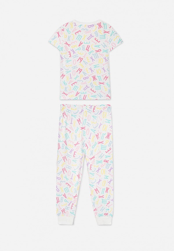Пижама для девочки Gloria Jeans цвет белый  Фото 2