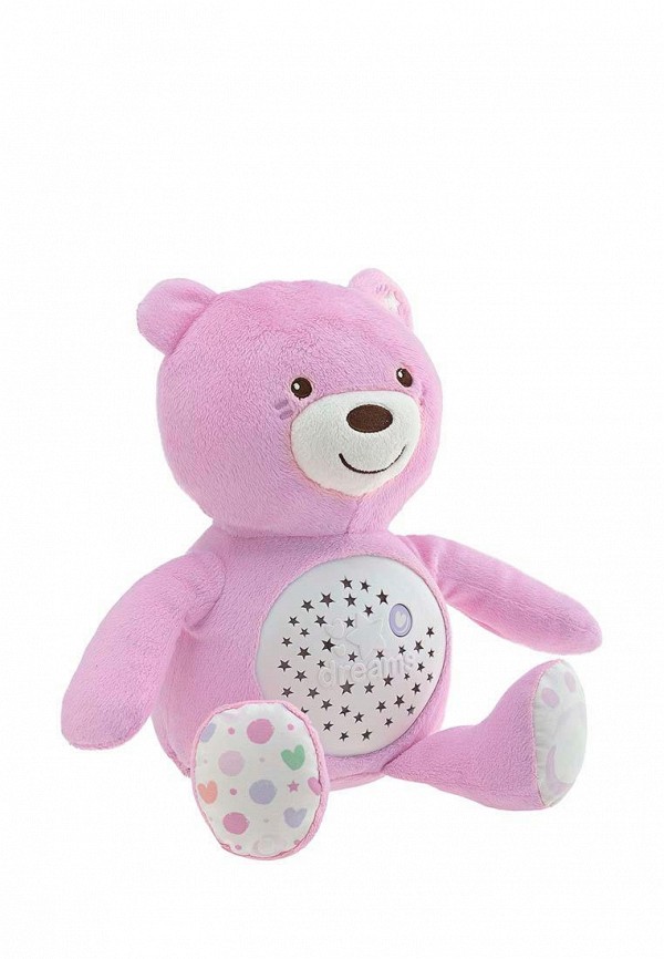 

Игрушка интерактивная Chicco, Розовый, Мишка