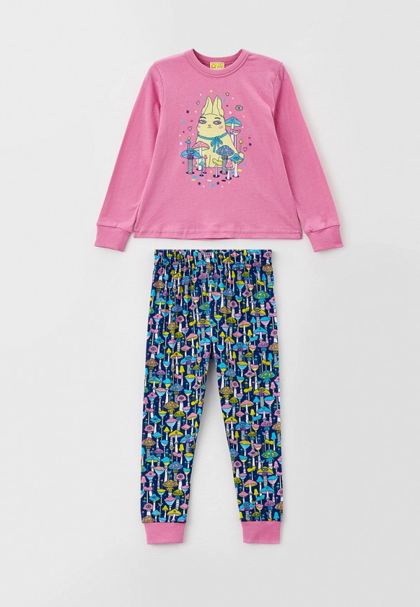 Пижама для девочки Smena цвет разноцветный 
