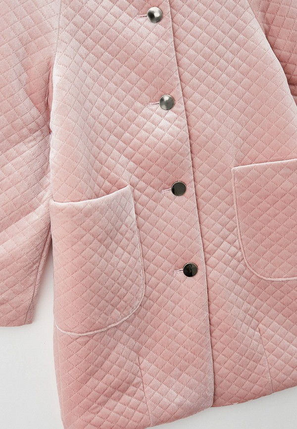 Пальто для девочки Smena цвет розовый  Фото 3