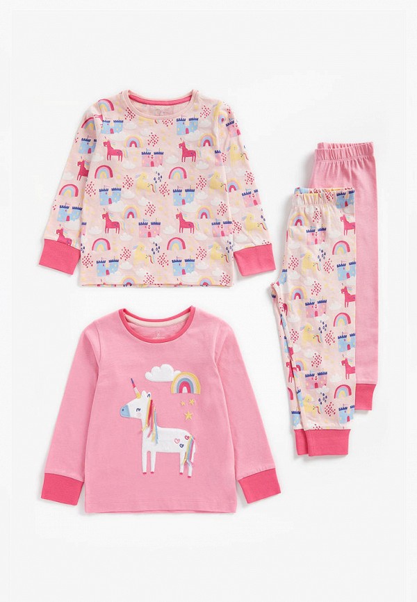 Пижамы 2 шт. Mothercare цвет розовый 