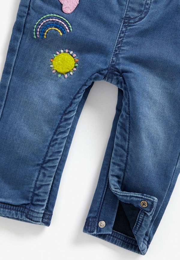 Детский комбинезон джинсовый Mothercare цвет синий  Фото 3