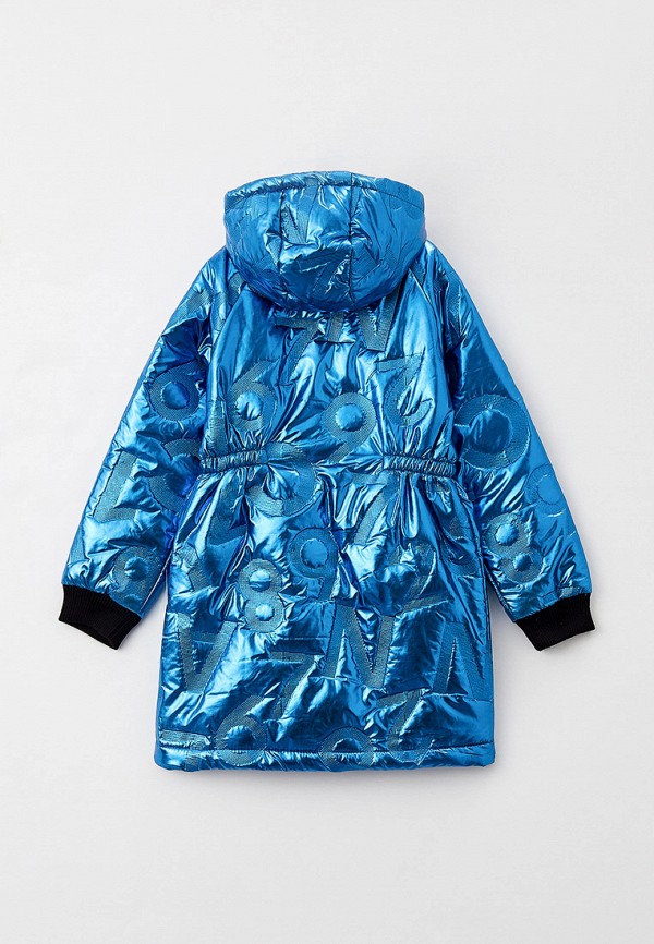 Куртка для девочки утепленная Naturel цвет синий  Фото 2