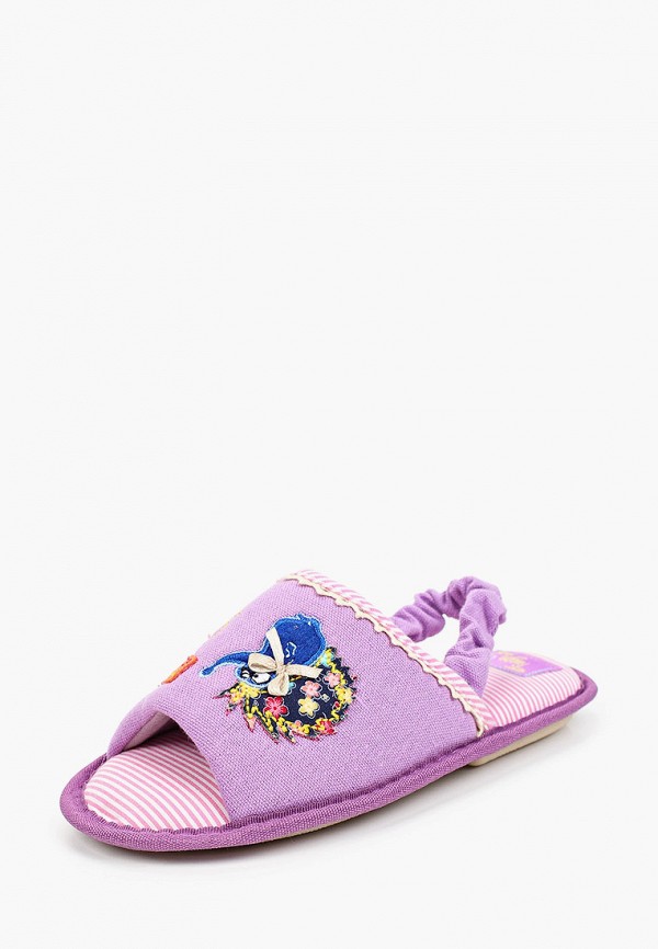 Тапочки для девочки Tingo цвет фиолетовый  Фото 2
