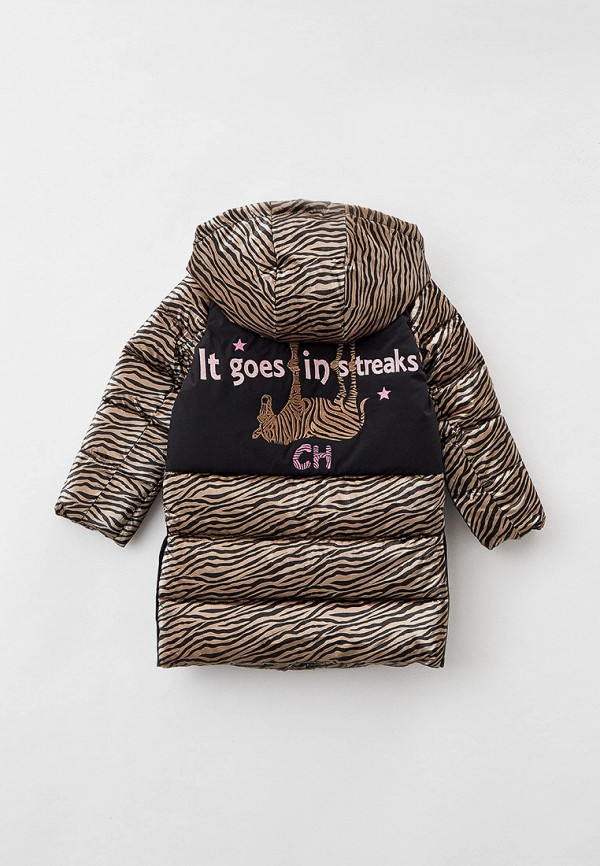 Куртка для девочки утепленная Choupette цвет коричневый  Фото 2