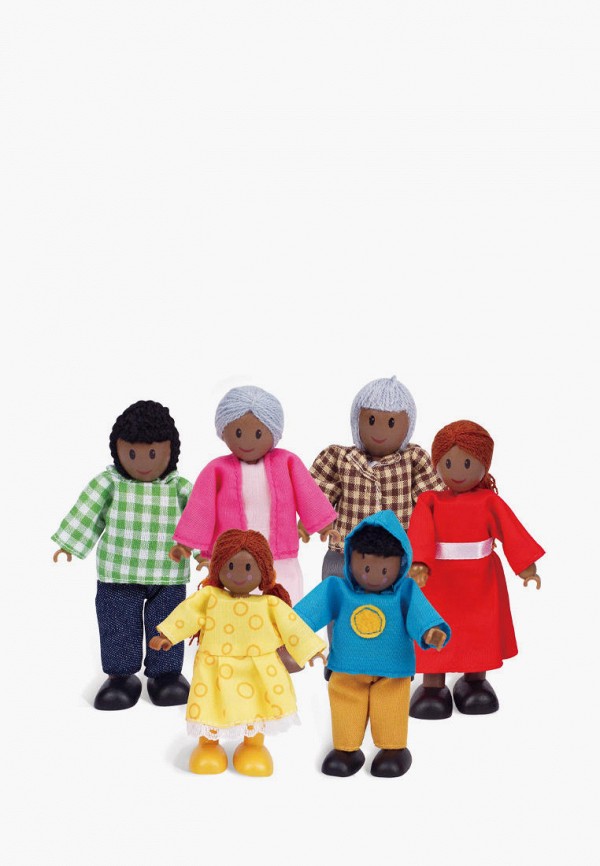 Набор игровой Hape куклы Счастливая афроамериканская семья