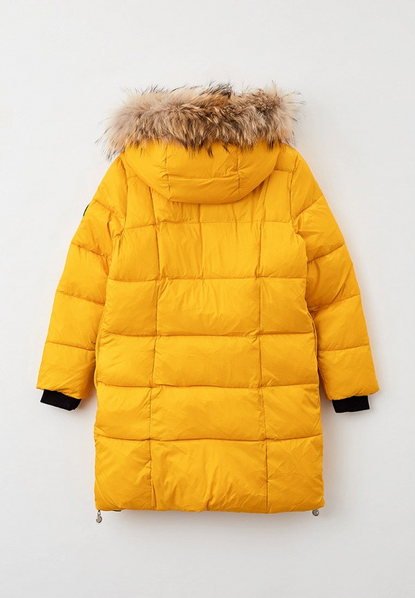 Куртка для девочки утепленная Fobs цвет желтый  Фото 2